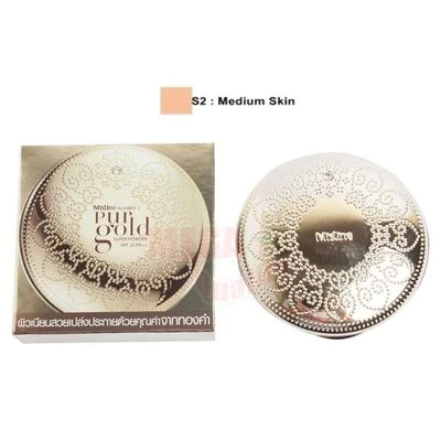 Mistine Number 1 Pur Gold Super Powder SPF25 PA++ Oil Control Makeup #S2 Medium - Image 1 of 2