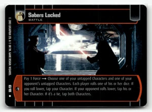 Star Wars TCG - FOIL - Sabers Locked - Wizards - Picture 1 of 2