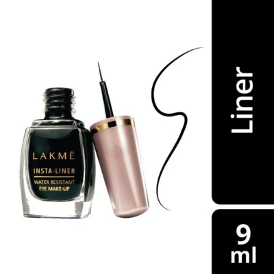 Delineador de ojos Lakme Insta, resistente al agua - negro, 9 ml Foto 1 de 4