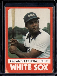 1980 TCMA Minor League #975 Orlando Cepeda Glens Falls White Sox (HOF) VG-EX - Foto 1 di 2