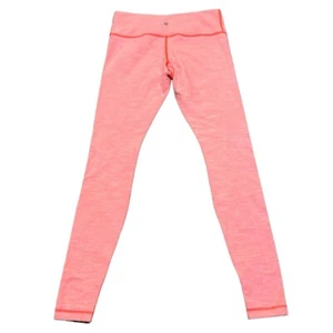 Lululemon Ropa Mujer Wunder Under Space Tinte Leggings Talla 8 Naranja Neón - Imagen 1 de 6