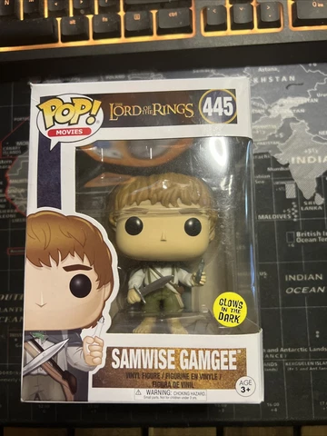 Funko The Lord of The Rings Samwise Gamgee #445 Glow Damaged Box Cover