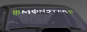 Sticker windshield Monster, decals - Picture 1 of 3