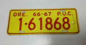 Oldtimer Nummernschild Stadtwerke Kommission 1966 1967   - Bild 1 von 4