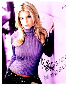 Foto firmada por Jessica Simpson TTM 8,5x11 Dukes of Hazzard Pop Icon - Imagen 1 de 1