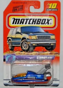 MATCHBOX TREASURE HUNT MB 2000 LOGO HYDROPLANE #10 - Picture 1 of 2