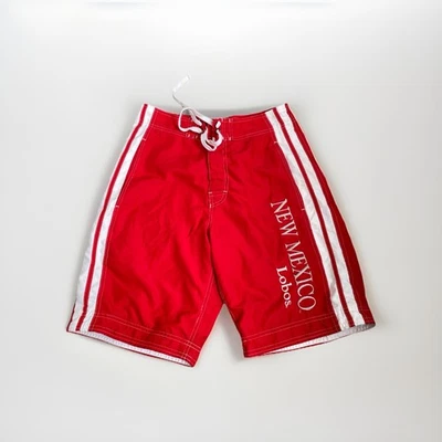 Bañador NCAA Nuevo México Lobos Pantalones Cortos con Licencia Oficial Rojo Para Hombre Pequeño Foto 1 de 4