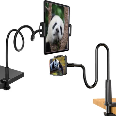 Porta Telefono E Supporto Smartphone a Collo Di Cigno - Universale per Cellulare - Immagine 1 di 4