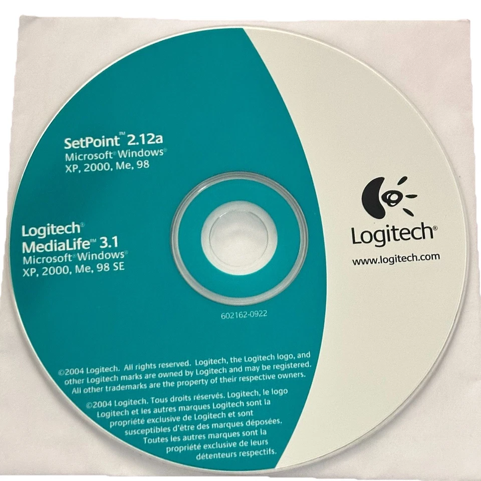 Logitech SetPoint 2.12a & MediaLife 3.1 Software CD - Image 1 of 1