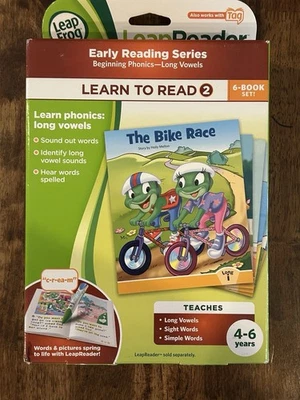 Leap Frog Leap Reader Learn To Read 1 Early Reading 6 Book Set Tag Phonics New - Image 1 of 4