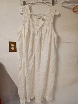 Vestido de noche vintage blanco de mujer Adonna talla 2x Foto 1 de 4