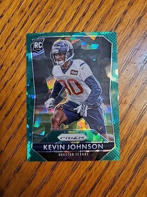 2015 Panini-Prizm Green Ice Кевин Джонсон No13/75 RC - Изображение 1 из 4