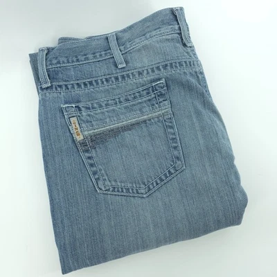 Cinch Blue Jeans White Label Mens 38x38 Relaxed Western Cowboy Straight - Image 1 of 4