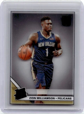 2020-21 Panini Clearly Donruss Purple Rookie Zion Williamson RC New Orleans - Image 1 of 2