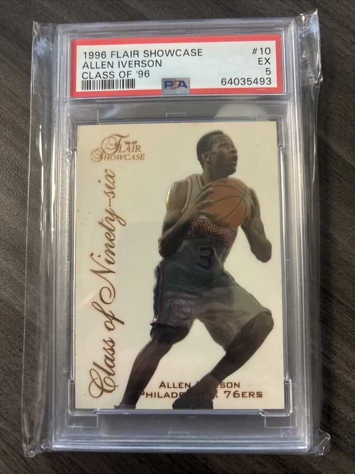 1996-97 Flair Showcase - Allen Iverson #10, Class of '96 - Image 1 of 1