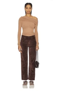 Pana recta We The Free Risk Taker Hi-Rise en trufa de chocolate talla 27 - Imagen 1 de 6