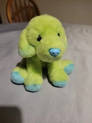 De colección Russ Yumiko Dreamers Verde Labrador Perro Nariz Azul 5" Alto SIN ETIQUETAS Foto 1 de 4