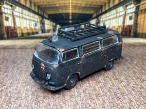Volkswagen Van Rusty Distressed Weathered Barn Find 1/64 Diecast Custom VW Bus - Picture 1 of 12