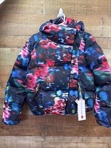 Obermeyer Isla Ski JacketTeen/Youth Sz18 XL NWT Floral Kaleidoscope Print - Picture 1 of 16