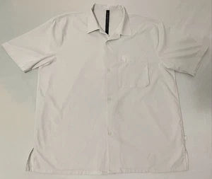Lululemon Shirt Men's XL Airing Easy Camp Collar Bone Ivory Relaxed Button-Up - Picture 1 of 6