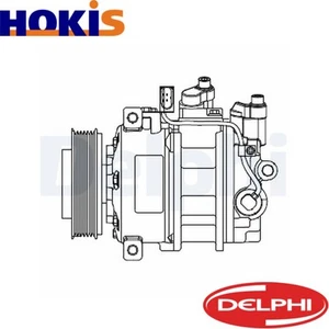 COMPRESSOR AIR CONDITIONING CS20546 FOR AUDI A4/B6/Convertible BBJ/BGN 3.0L 6cyl - Picture 1 of 6