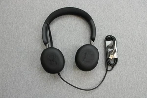 Jabra Evolve2 40 Stereo Headset USB-A Black Model HSC-130 New - Picture 1 of 6