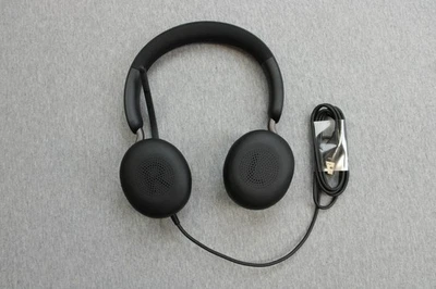 Jabra Evolve2 40 Stereo Headset USB-A Black Model HSC-130 New - Image 1 of 4