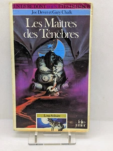 Livre Dont Vous êtes le Héros LDVELH Les Maitres des Ténèbres 1985 - Foto 1 di 8
