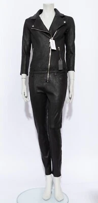 RTA Ledercatsuit Gr.S Schwarz getragen von Kylie Jenner Modell ZouZou - Bild 1 von 4