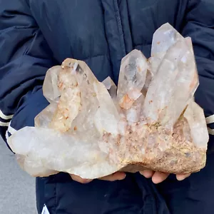 16.62LB Natural white Crystal Himalayan quartz cluster /mineralsls - Picture 1 of 12