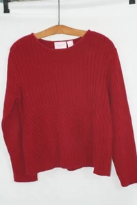 Liz Claiborne womens 100% cotton heavy sweater size XL excellent condition - Picture 1 of 3