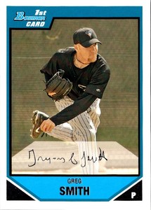 2007 Bowman Prospects Greg Smith #BP85 Arizona Diamondbacks