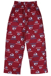 Outerstuff NHL Youth Boys Colorado Avalanche All-Over-Print Lounge Pajama Pants - Picture 1 of 6