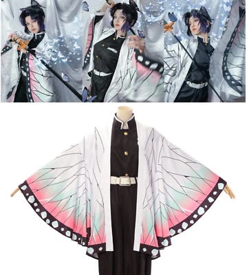 Kocho Shinobu 胡蝶しのぶstyle Cosplay Costume Full KIDS/Adults demon slayer kimetsu - Image 1 of 4