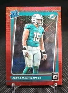 Jaelan Phillips 2021 Donruss Optic Red Mojo Rated Rookie #254 - Picture 1 of 2