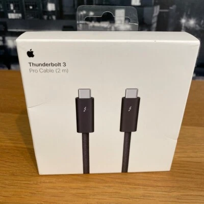 🟢Apple Thunderbolt 3 Pro Cable 2m USB-C MacBook iPad iPhone A2279 100% Original - Image 1 of 4