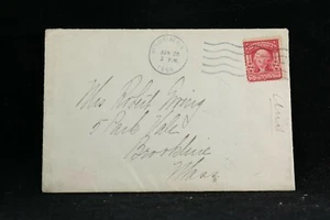Nueva York: Cubierta Rensselaer 1906, inusual pseudo máquina no estándar cancelar - Imagen 1 de 2