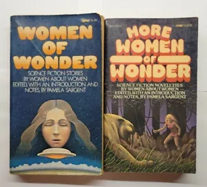 Women Of Wonder and More Women of Wonder Pamela Sargent Sci-Fi Paperback Lot  - Picture 1 of 6