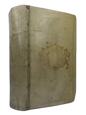THE SATIRES OF ROMAN POETS JUVENAL & PERSIUS 1684 VELLUM BINDING  - Image 1 of 4