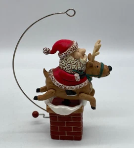 Hallmark Keepsake Giddy Up Santa Árbol de Navidad Adorno 2022 Reno NUEVO CON CAJA - Imagen 1 de 15
