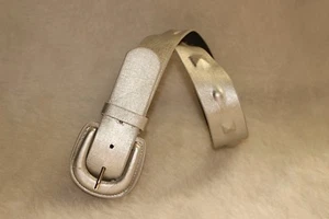 NO BOUNDARIES ~Silver w/High Relief Detailed Belt Sz M/ 35.5in. *VERY GOOD COND. - Picture 1 of 3
