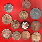 WORLD  TOKENS  LOT  OF 12 MEDALS  & TOKENS