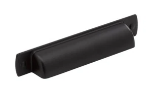Lot of 13 Amerock BP53716fb Rochdale Cup Pull, 3 3/4" Center-to-Center, Black - Picture 1 of 1