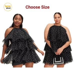 Size XS - Women's Mini Polka Dot Tiered Mini Dress kate spade x Target - Picture 1 of 9