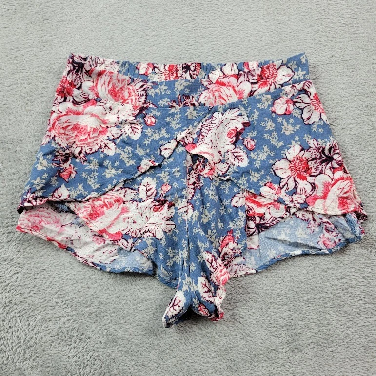 Pantalones Cortos Free People Para Mujer Pequeños Flutter Romance Floral Encaje Ribete Gasa Foto 1 de 4