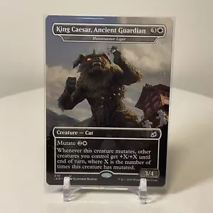Magic Gathering-MTG-King Caesar, Ancient Guardian-Ikoria-PACK FRESH-NON FOIL - Picture 1 of 5