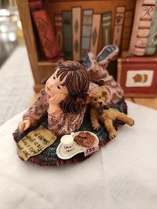 Boyds Yesterday Child Dollstone Hannah Dear Santa Hearth Home Christmas Bear - Picture 1 of 9