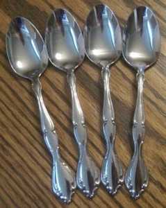 Oneida Cantata Cucharaditas Comunidad Acero Inoxidable Brillante Set/CINCO *COMO NUEVO* y5 - Imagen 1 de 2