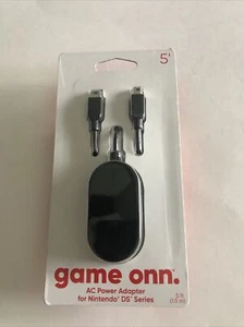 Nintendo 3DS / 2DS Power Adapter Game Onn NEW IN PACKAGE 5 Ft Cable wall charger - Picture 1 of 2