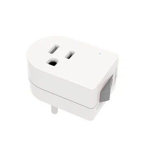 Adaptador de alimentación protector contra sobretensiones de una sola salida conectado a tierra con interruptor basculante de encendido/apagado - Imagen 1 de 10